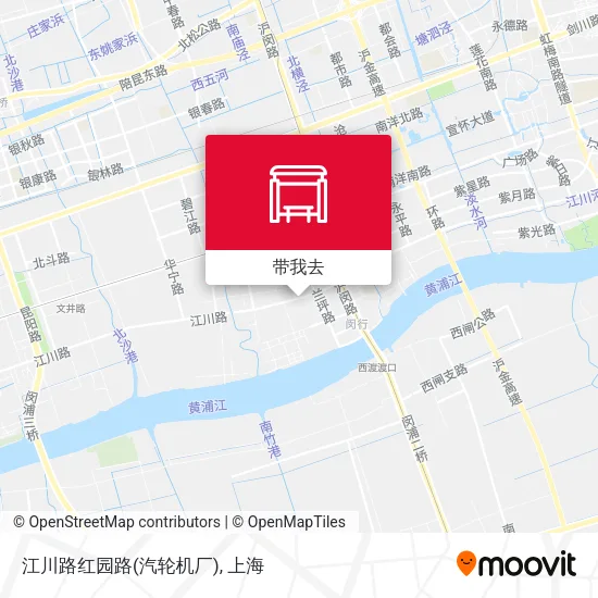 江川路红园路(汽轮机厂)地图