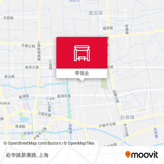 崧华路新康路地图