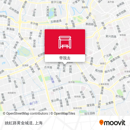 姚虹路黄金城道地图