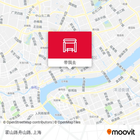 霍山路舟山路地图