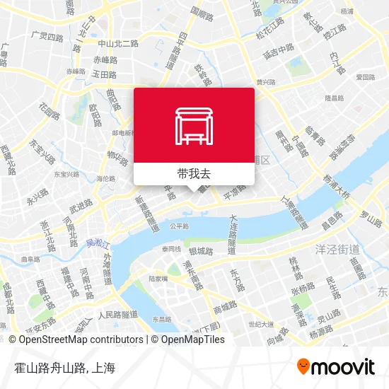 霍山路舟山路地图