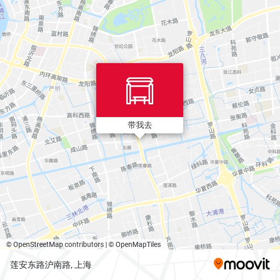 莲安东路沪南路地图
