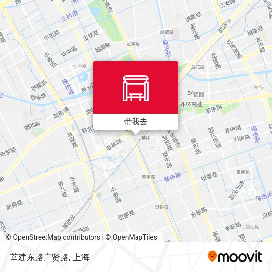 莘建东路广贤路地图