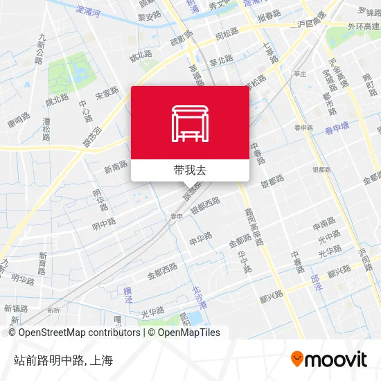 站前路明中路地图