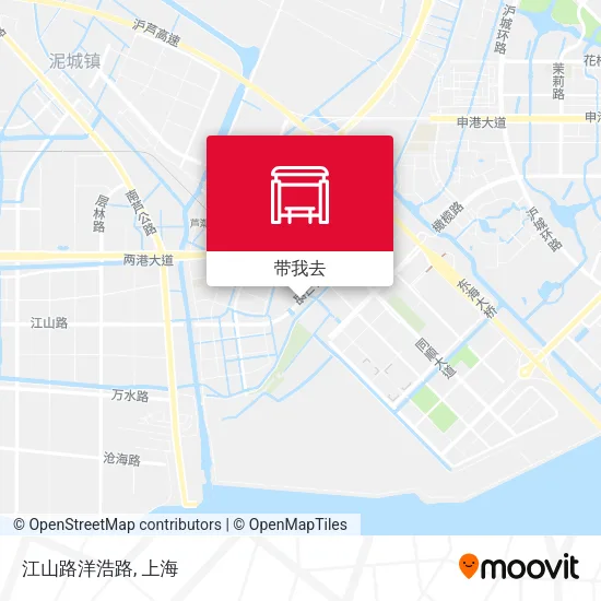 江山路洋浩路地图