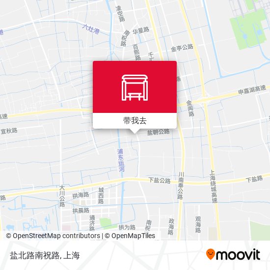 盐北路南祝路地图