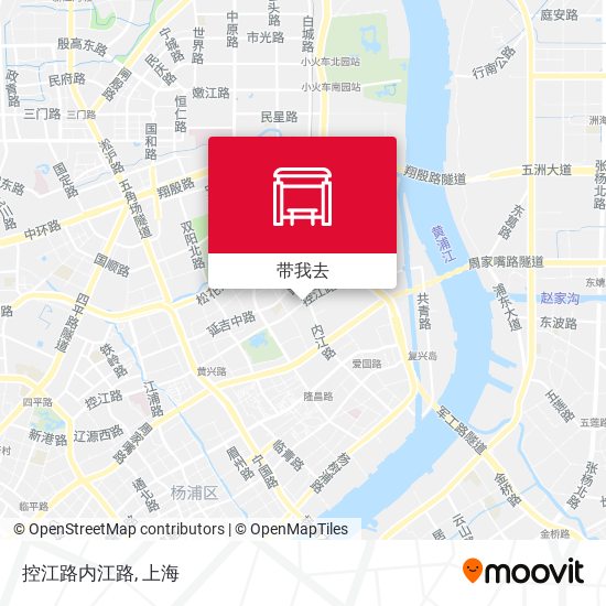 控江路内江路地图