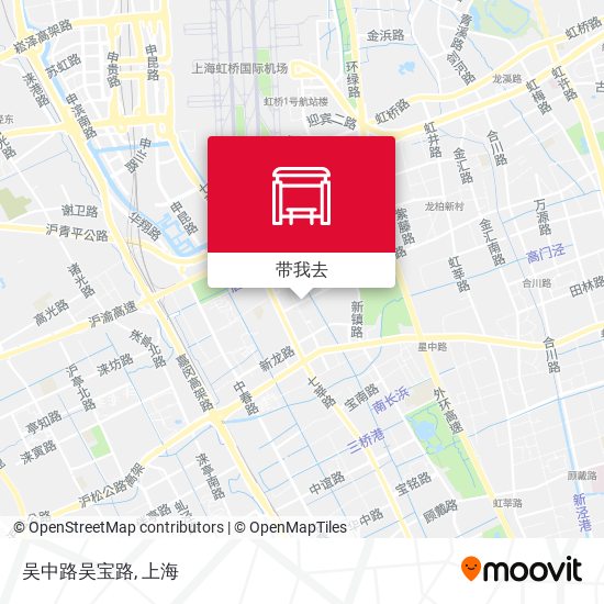 吴中路吴宝路地图