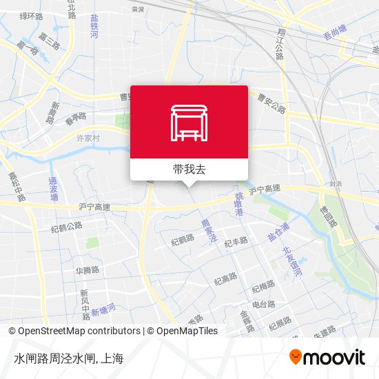 水闸路周泾水闸地图