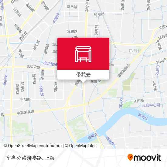 车亭公路泖亭路地图