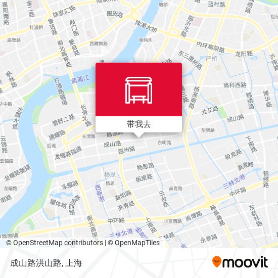 成山路洪山路地图