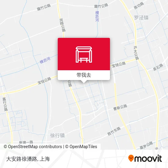 大安路徐潘路地图
