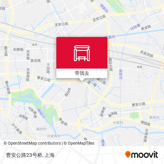 曹安公路23号桥地图