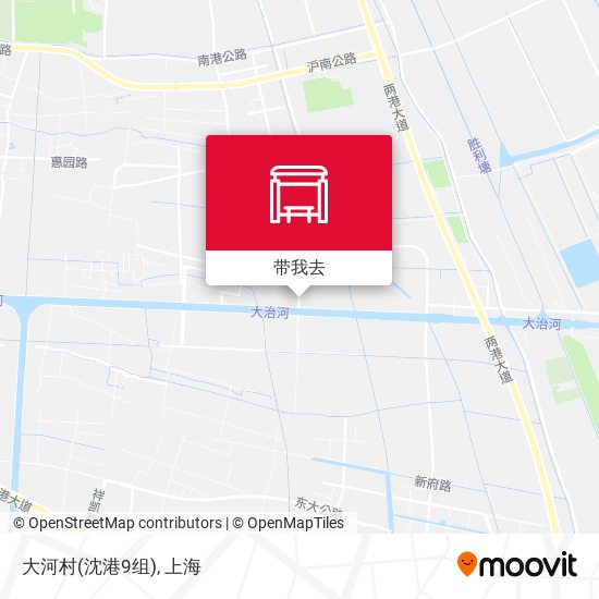 大河村(沈港9组)地图