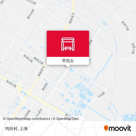 鸿田村地图