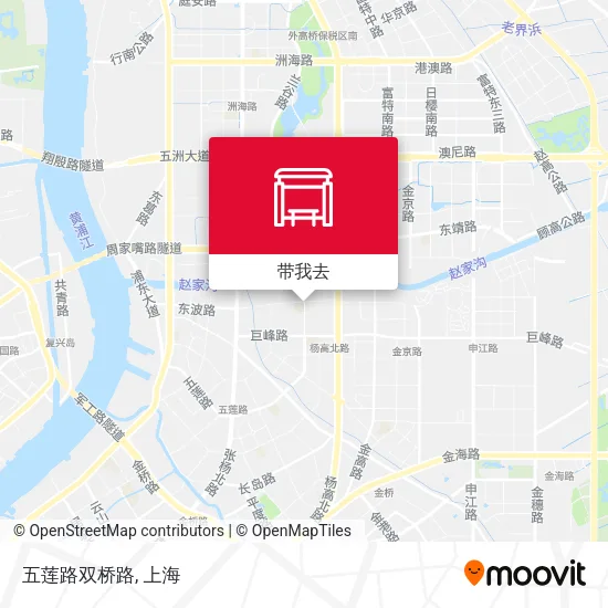 五莲路双桥路地图