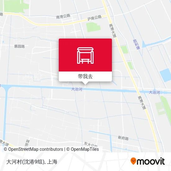 大河村(沈港9组)地图