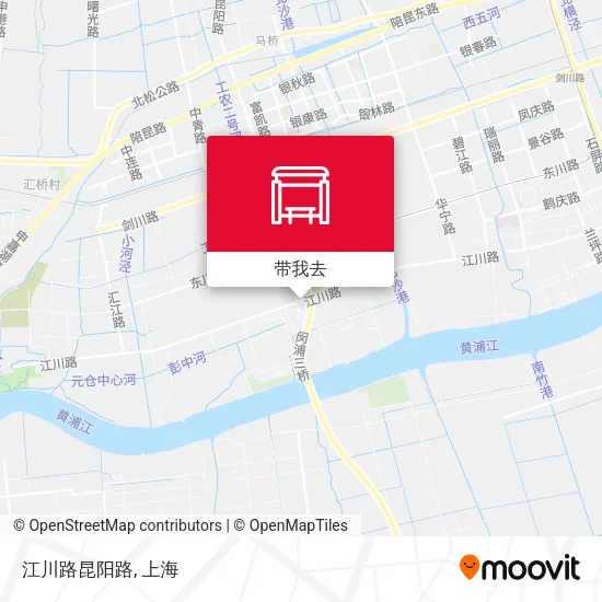 江川路昆阳路地图