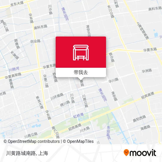 川黄路城南路地图