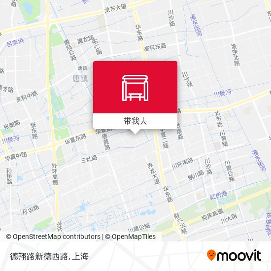 德翔路新德西路地图
