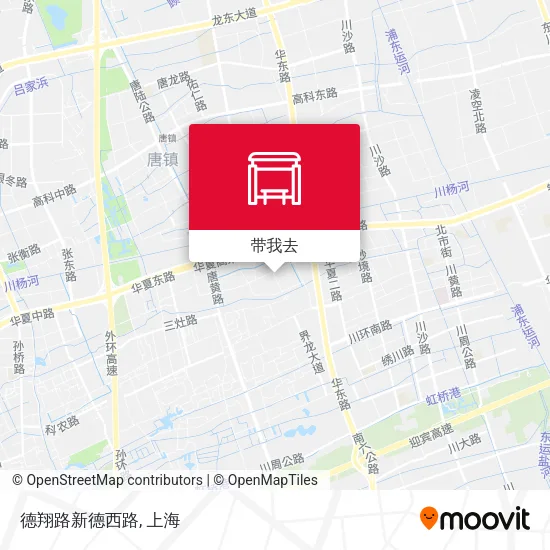 德翔路新德西路地图