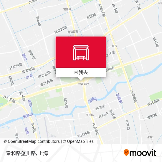 泰和路蕰川路地图