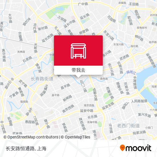 长安路恒通路地图