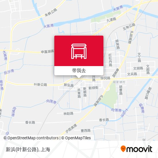 新浜(叶新公路)地图