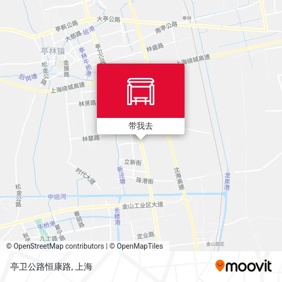 亭卫公路恒康路地图