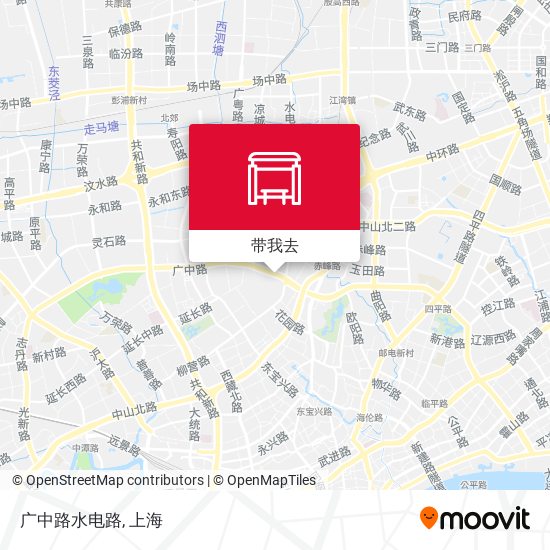 广中路水电路地图