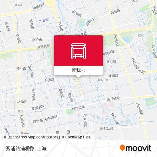 秀浦路浦桥路地图