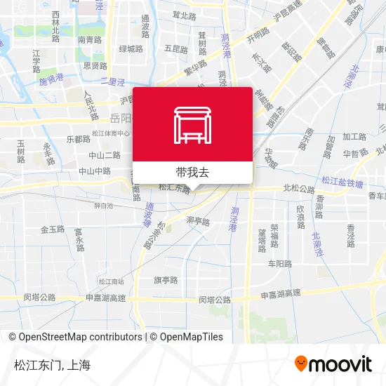 松江东门地图