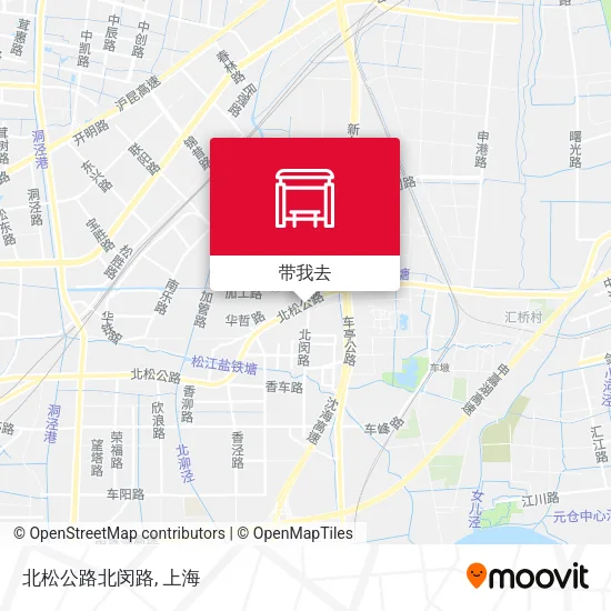 北松公路北闵路地图