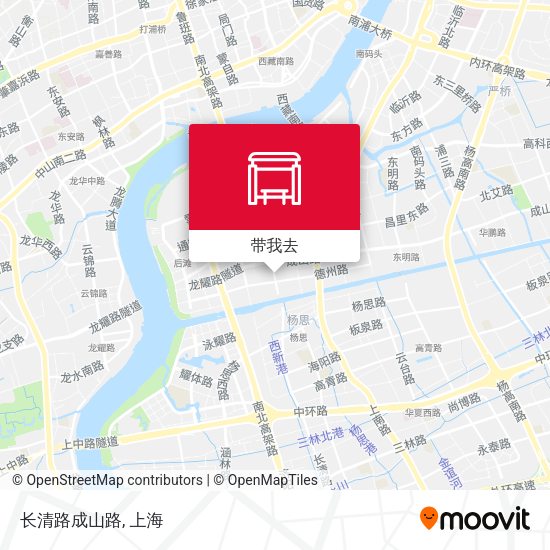 长清路成山路地图