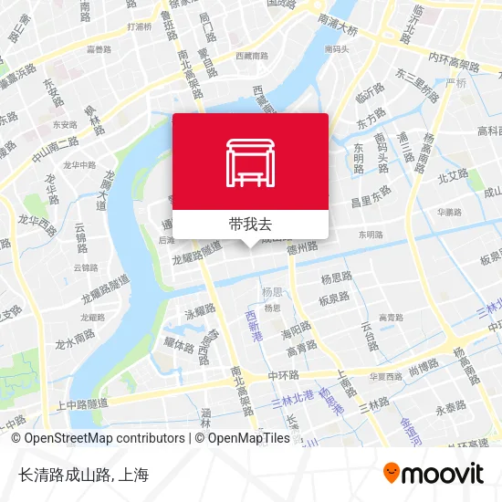 长清路成山路地图