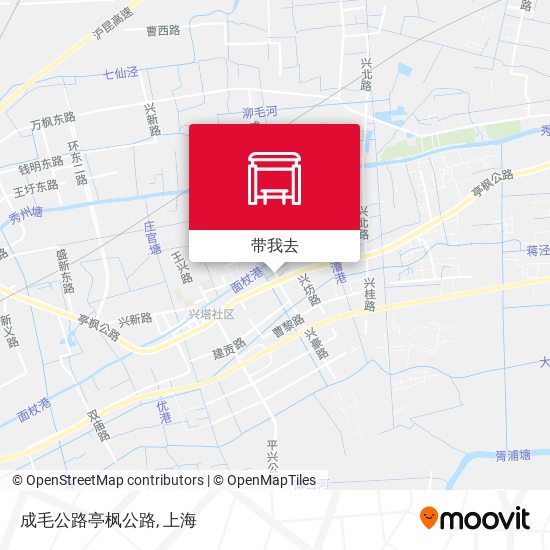 成毛公路亭枫公路地图