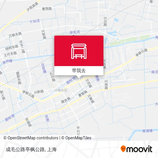 成毛公路亭枫公路地图