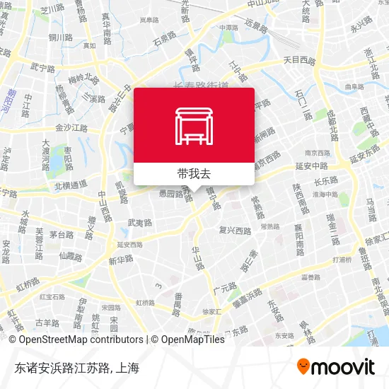 东诸安浜路江苏路地图