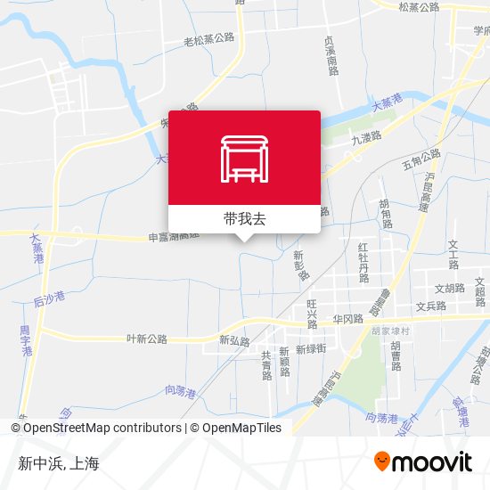 新中浜地图