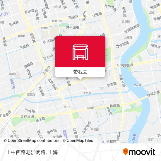 上中西路老沪闵路地图