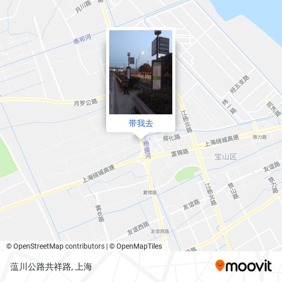 蕰川公路共祥路地图