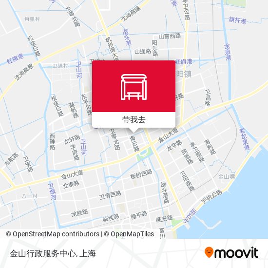 金山行政服务中心地图
