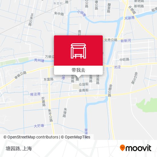 塘园路地图