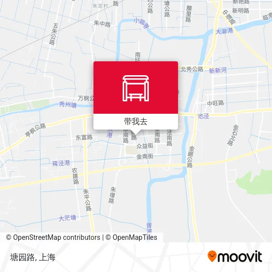 塘园路地图