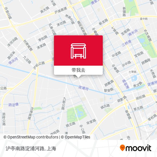 沪亭南路淀浦河路地图