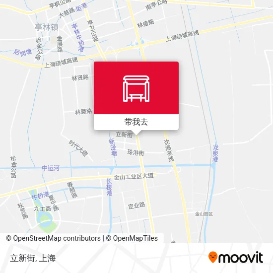 立新街地图