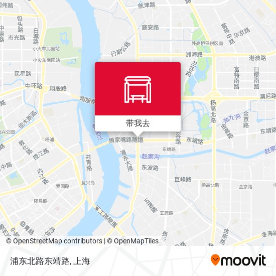 浦东北路东靖路地图