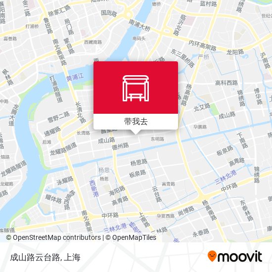 成山路云台路地图