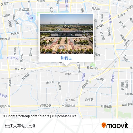 松江火车站地图