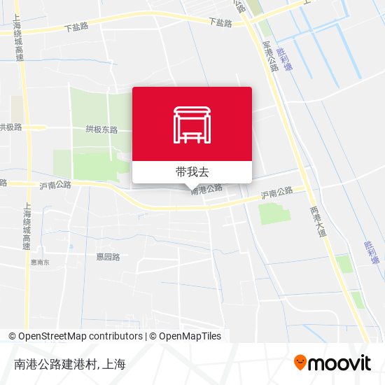 南港公路建港村地图